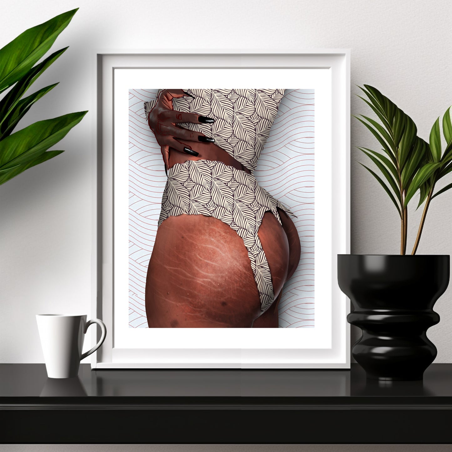 Figure Study 02 Collectible cotton print