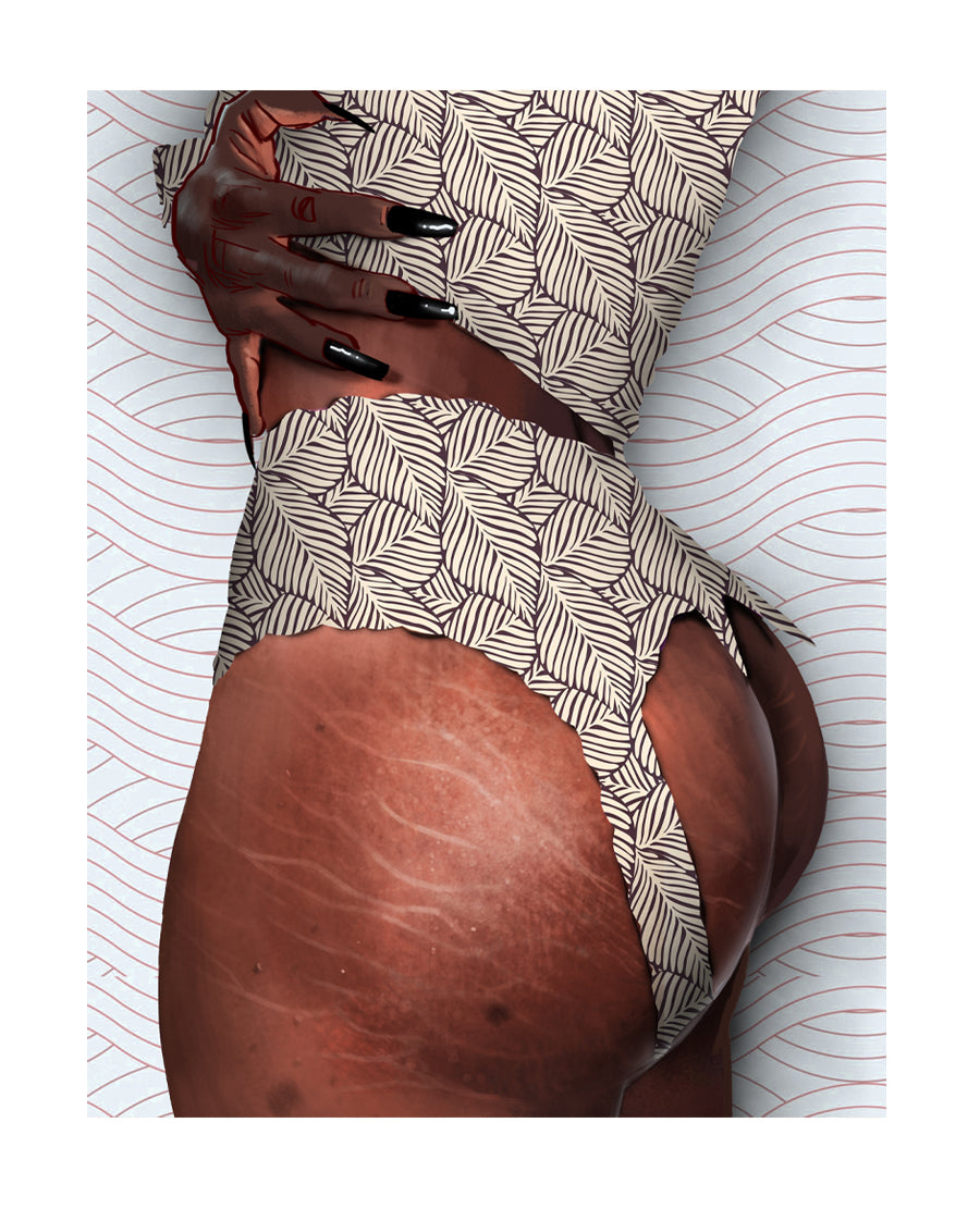 Figure Study 02 Collectible cotton print