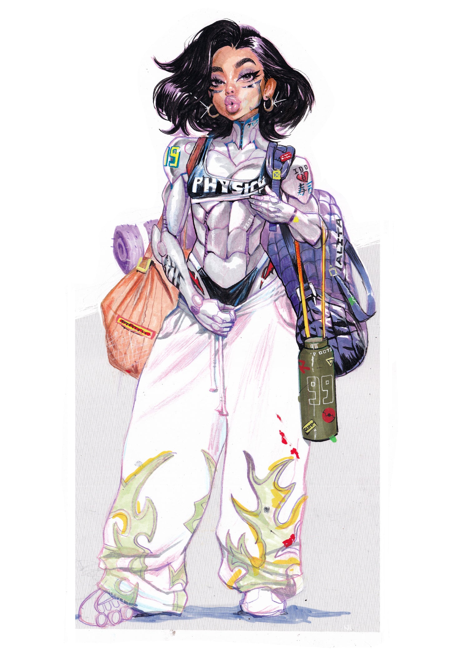 004 Gym girl alita