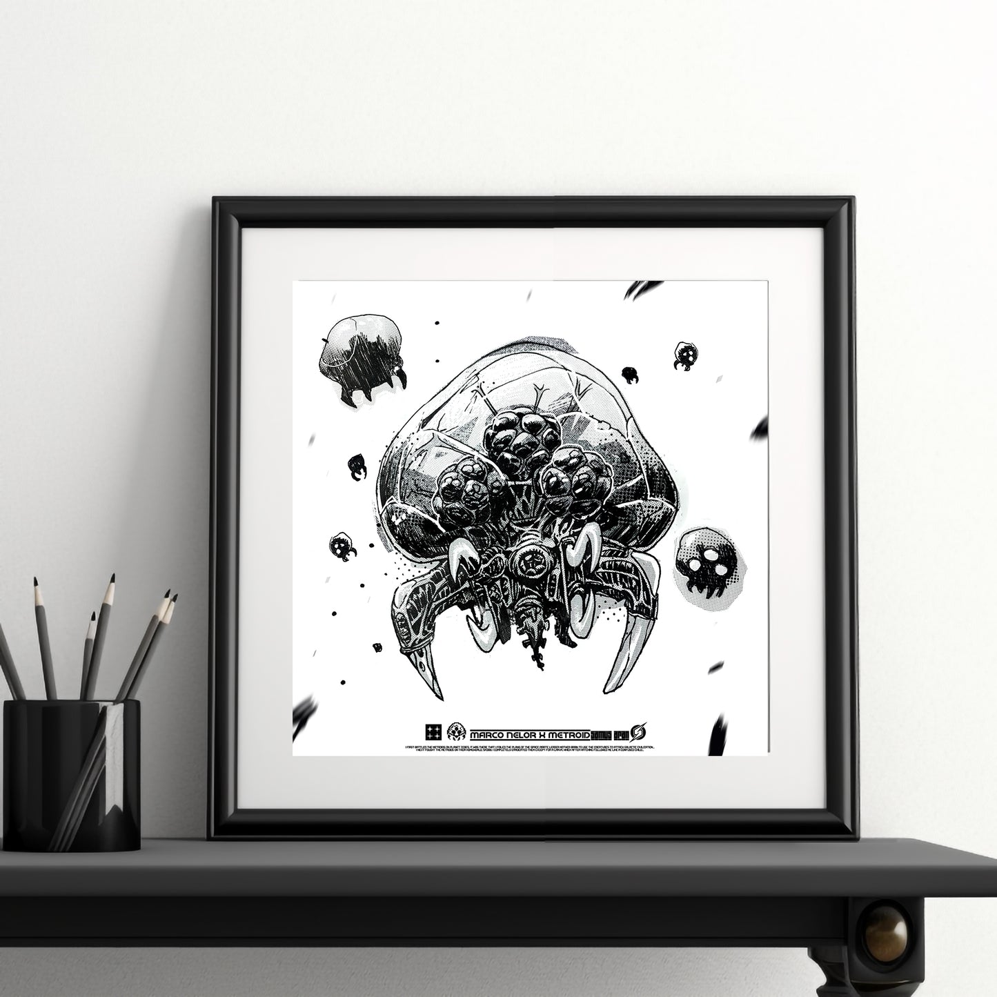 09 Metroid Swarm Limited Edition Print