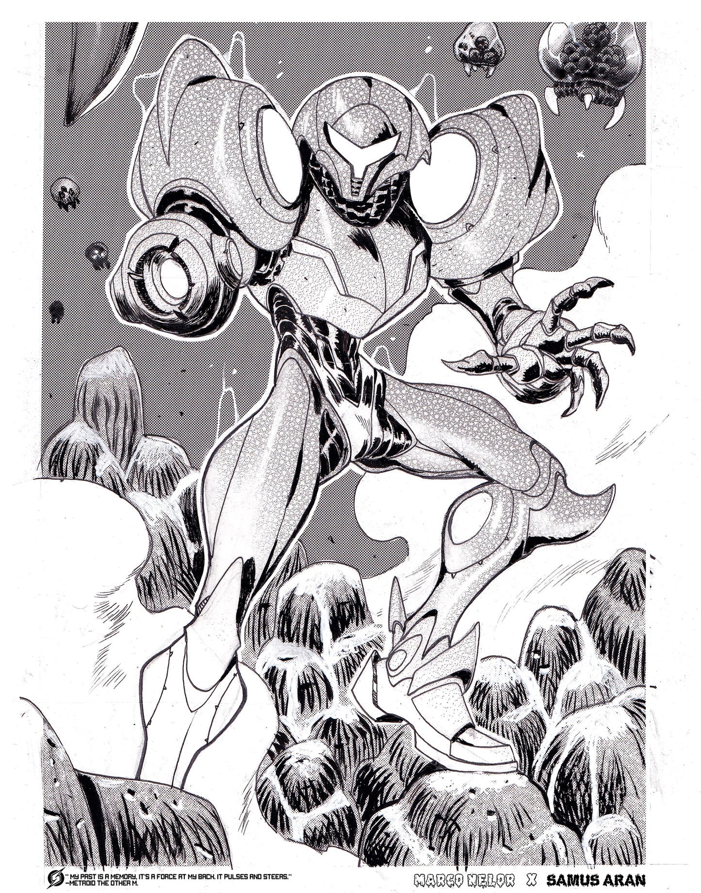 02 Samus on Zebes Limited Edition Print