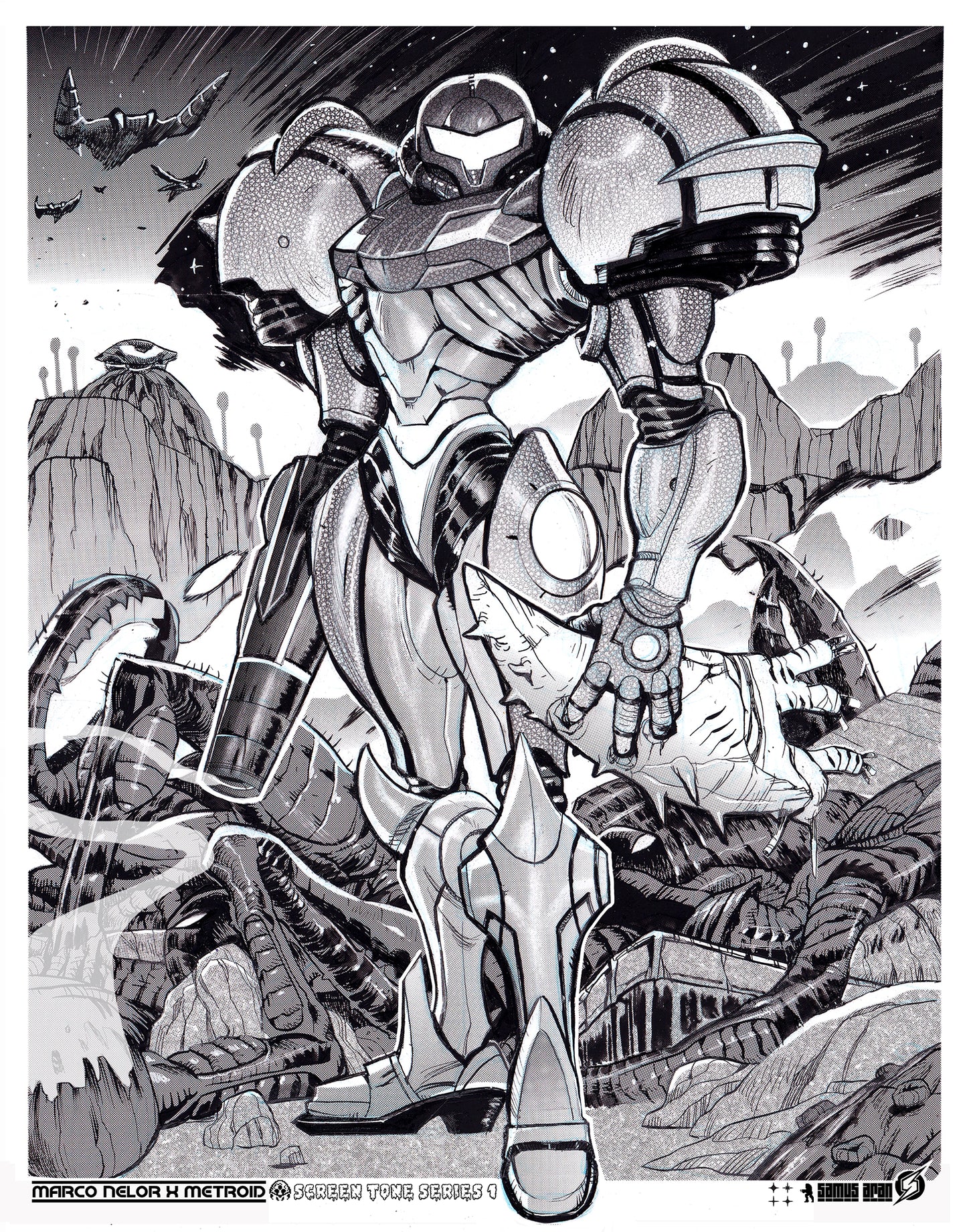 03 Samus "Topside" Limited Edition Print